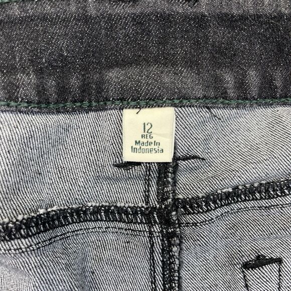 L.L. Bean BeanFlex Jeans Women’s 12R Black Skinny Leg Favorite Fit Denim - Picture 7 of 16